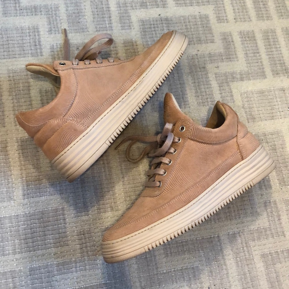 Filling Pieces Light Pink Sneakers